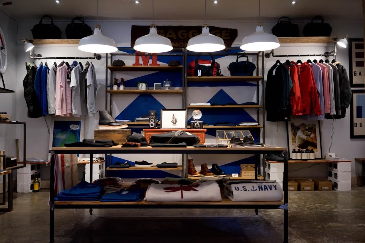 Modern retail store interior